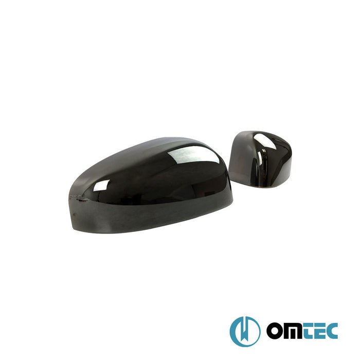 Ayna Kapağı 2 Prç. Abs Siyah Krom - Ford Tourneo Courier - MVN I PRE - FL - (2014 - 2018)