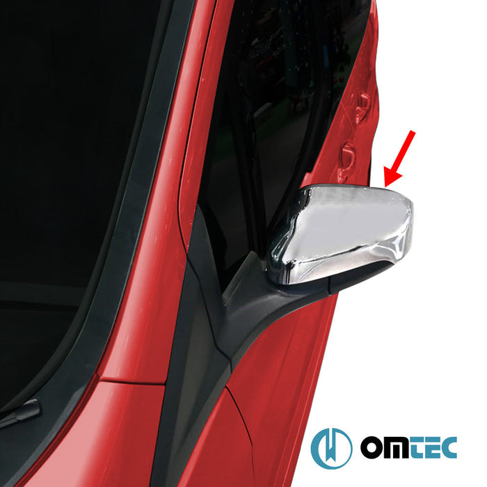 Ayna Kapağı 2 Prç. ABS Krom - Ford Tourneo Courier - MVN I FL - (2018 - )