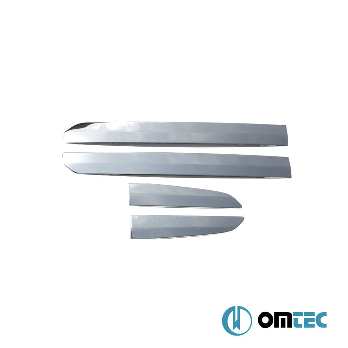 Yan Kapı Çıtası 4 Prç. Paslanmaz Çelik (Parlak) - Ford Tourneo Courier - MVN I - (2014 - )