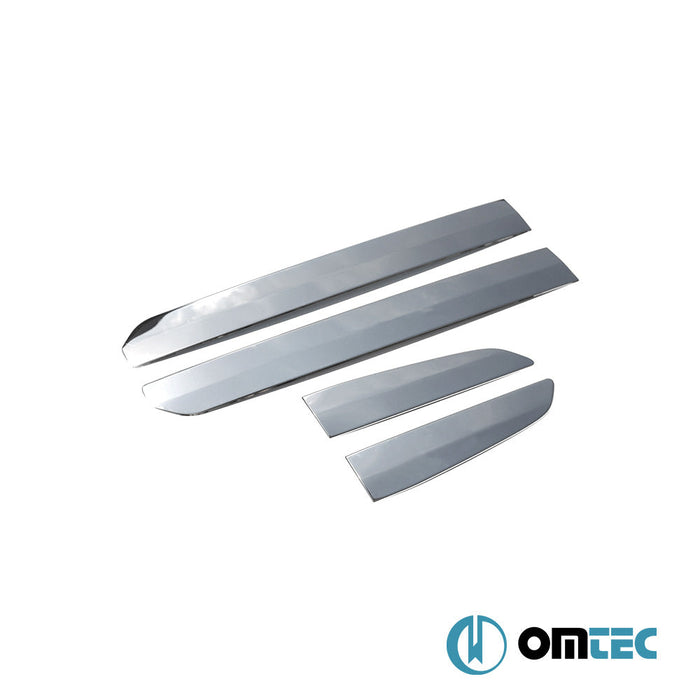 Yan Kapı Çıtası 4 Prç. Paslanmaz Çelik (Parlak) - Ford Tourneo Courier - MVN I - (2014 - )