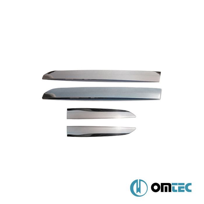 Yan Kapı Çıtası 4 Prç. Paslanmaz Çelik (Siyah) - Ford Tourneo Courier - MVN I - (2014 - )