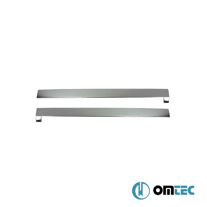 Sürgülü Kapı Çıtası 2 Prç. Paslanmaz (Parlak) - Ford Tourneo Courier - MVN I - (2014 - )