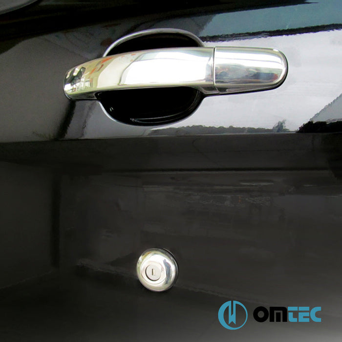 Kapı Kolu 5 Kapı 12 Prç. Paslanmaz Çelik (Parlak) - Ford Transit - VAN MK7 - (2014 - )