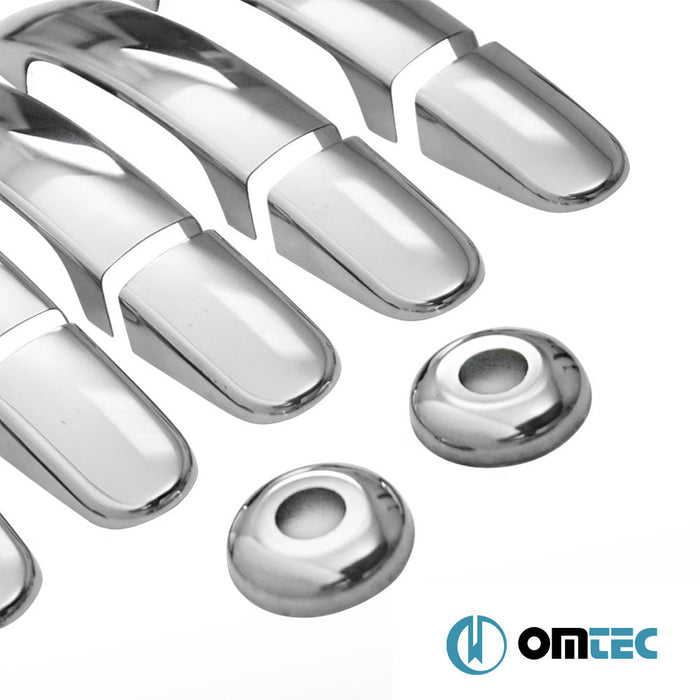 Kapı Kolu 5 Kapı 12 Prç. Paslanmaz Çelik (Parlak) - Ford Transit - VAN MK7 - (2014 - )