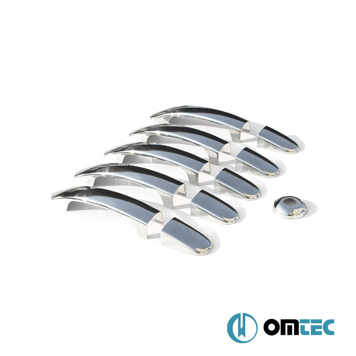 Kapı Kolu 5 Kapı 11 Prç. Paslanmaz Çelik (Parlak) - Ford Transit - VAN MK7 - (2014 - )