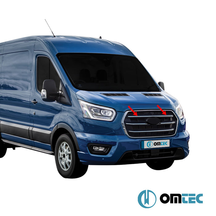 Ön Panjur 4 Prç. P.Çelik (Parlak) - Ford Transit - VAN MK7 FL - (2020 - )