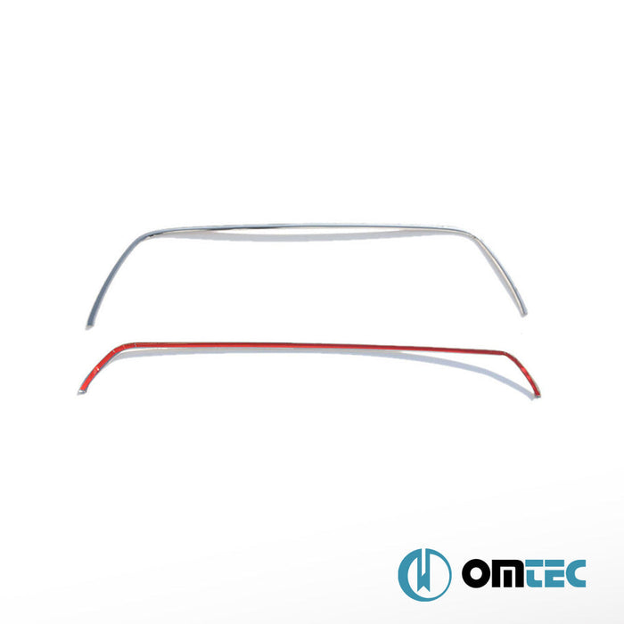 Ön Panjur Çerçevesi 2 Prç. P.Çelik (Parlak) - Ford Transit - VAN MK7 PRE - FL - (2014 - 2020)