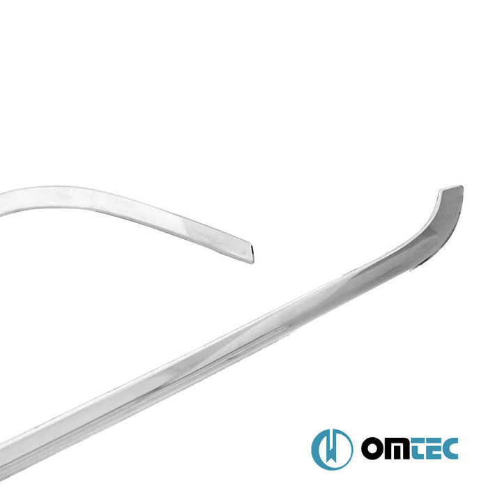 Ön Panjur Çerçevesi 4 Prç. P.Çelik (Parlak) - Ford Transit - VAN MK7 FL - (2020 - )