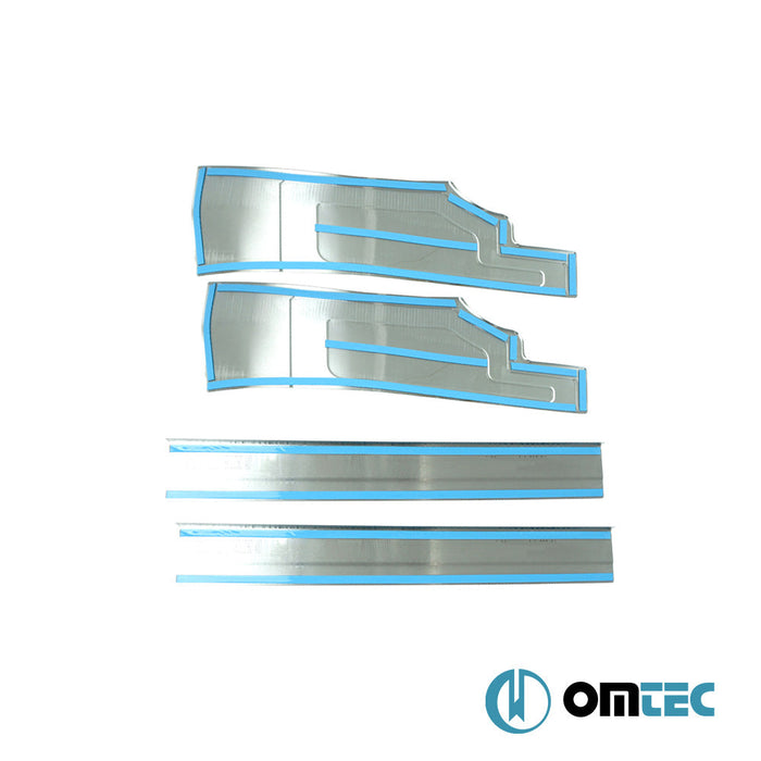 Norm Kapı Eşiği 4 Prç. Paslanmaz Çelik (Parlak) - Ford Tourneo Connect - MVN V408 PRE - FL - (2014 - 2019)