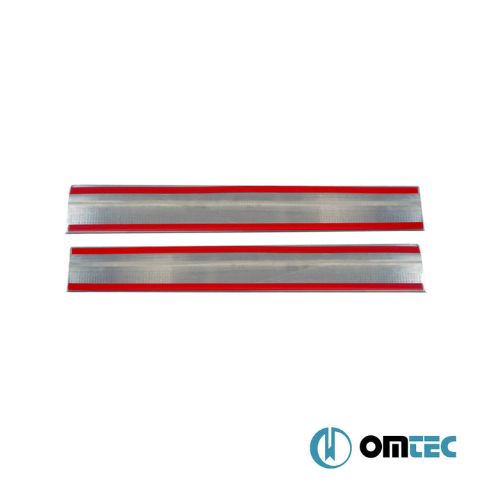 Norm Kapı Eşiği 2 Prç. Paslanmaz Çelik (Parlak) - Ford Transit Connect - MVN V408 - (2014 - 2021)