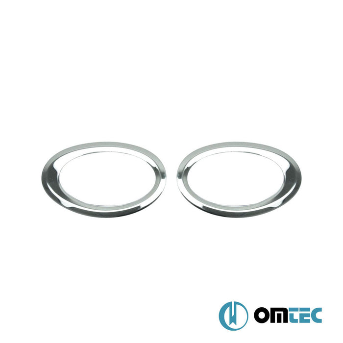 Sis Farı Çerçevesi 2 Prç. P.Çelik (Parlak) - Ford Transit Connect - MVN V408 PRE - FL - (2014 - 2019)