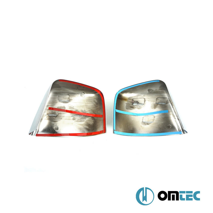 Ayna Kapağı 2 Prç. Abs Saten Krom - Ford Tourneo Connect - MVN V408 PRE - FL - (2014 - 2019)