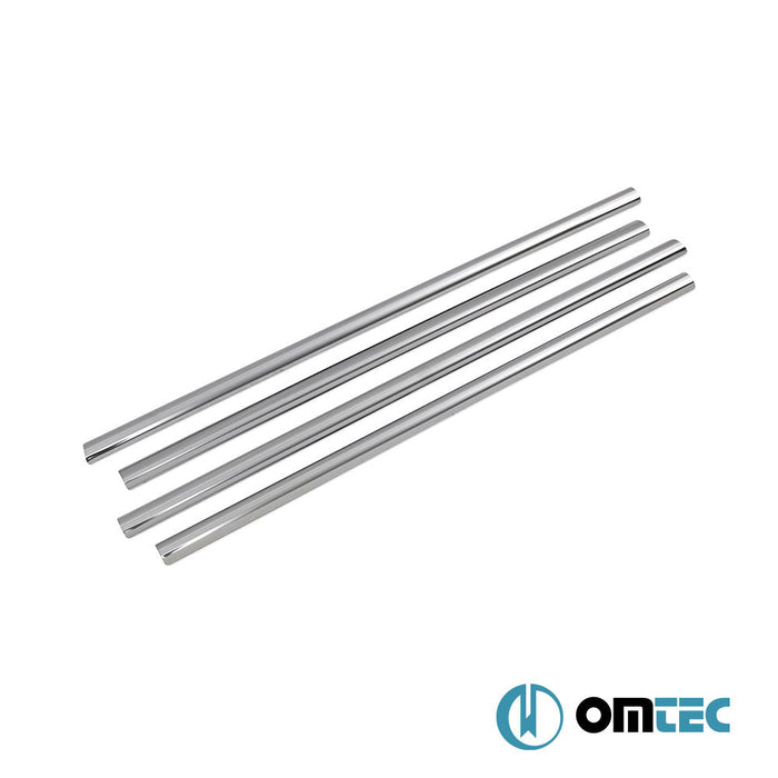 Cam Çıtası 4 Prç. Paslanmaz Çelik (Parlak) - Ford Connect Active - MVN V408 FL - (2019 - 2021)