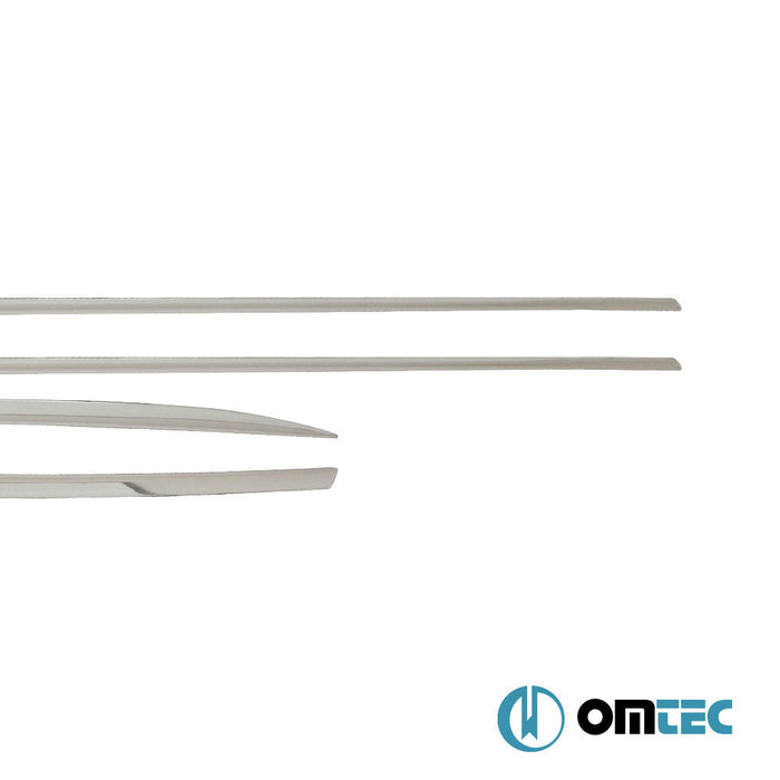 Yan Kapı Çıtası 4 Prç. Paslanmaz Çelik (Parlak) - Ford Fiesta - HB 5D VII - (2017 - )