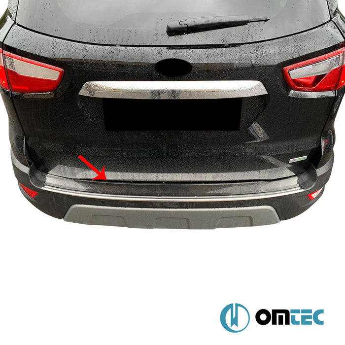 Arka Tampon Eşiği Paslanmaz Çelik (Taşlı) - Ford Ecosport - SUV II FL - (2017 - )