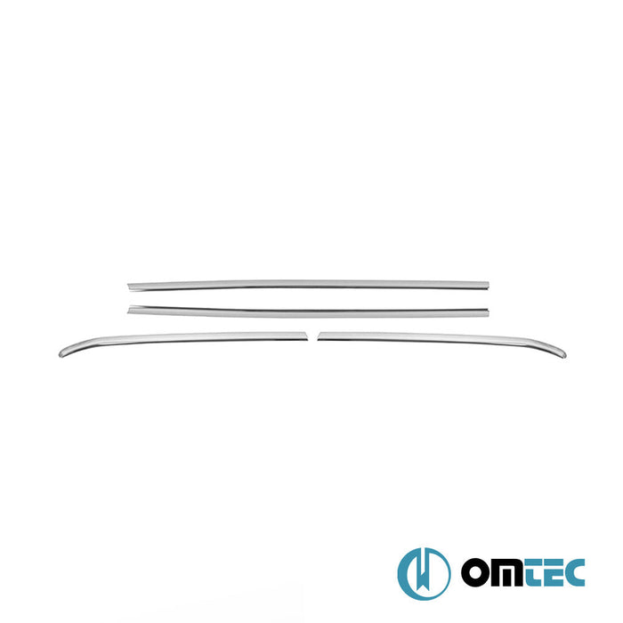 Cam Çıtası 4 Prç. Paslanmaz Çelik (Parlak) - Ford Focus - HB 5D IV - (2018 - )