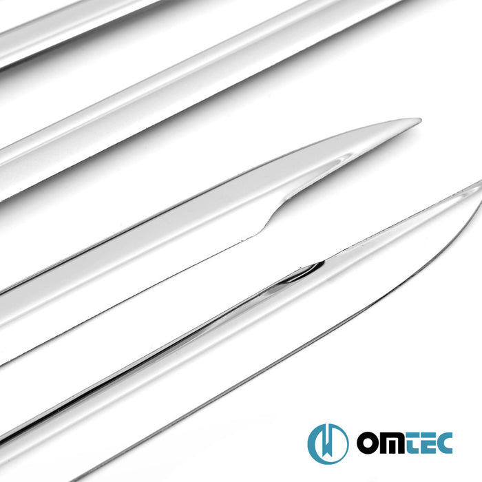 Cam Çıtası 6 Prç. Paslanmaz Çelik (Parlak) - Ford Focus - SW IV - (2018 - )