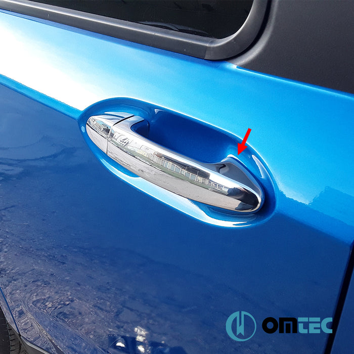 Kapı Kolu 5 Kapı 10 Prç. (H1) Paslanmaz Çelik (Parlak) - Ford Tourneo Courier - MVN V769 - (2023 - )