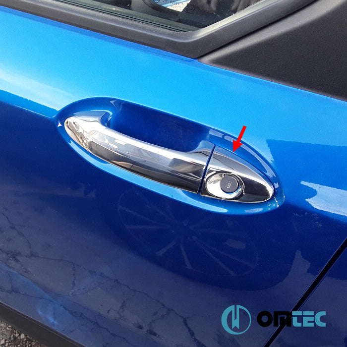 Kapı Kolu 5 Kapı 10 Prç. (H1) Paslanmaz Çelik (Parlak) - Ford Tourneo Courier - MVN V769 - (2023 - )