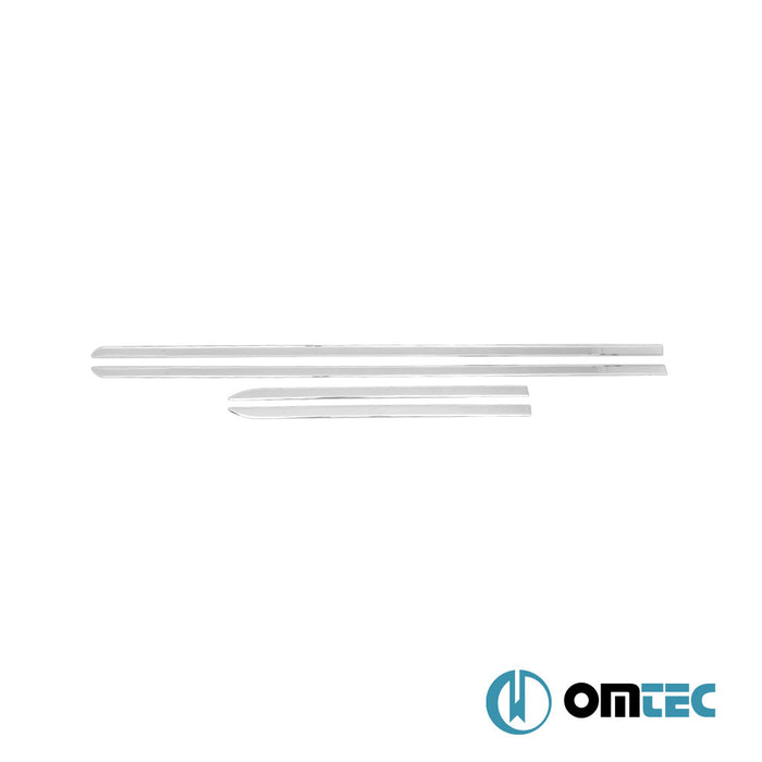 Yan Kapı Çıtası 4 Prç. Paslanmaz Çelik (Parlak) - Ford Tourneo Courier - MVN V769 - (2023 - )