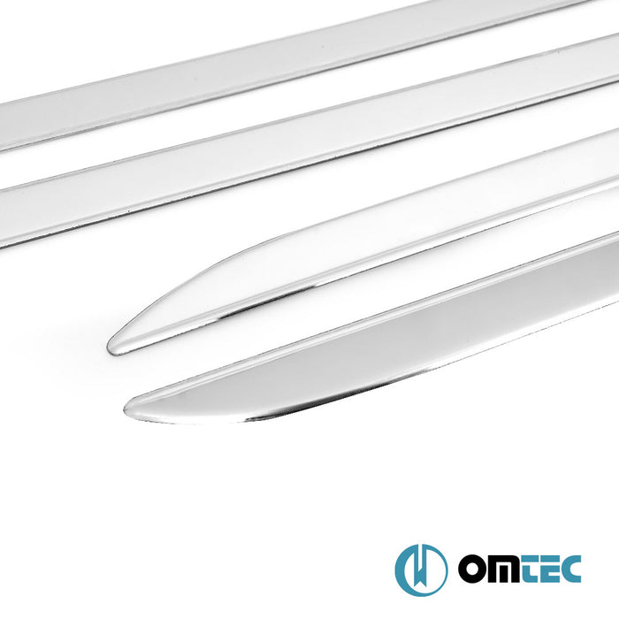 Yan Kapı Çıtası 4 Prç. Paslanmaz Çelik (Parlak) - Ford Tourneo Courier - MVN V769 - (2023 - )