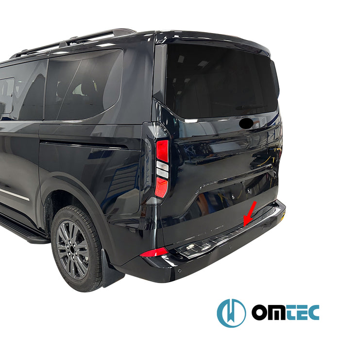 Arka Tampon Eşiği Paslanmaz Çelik (Parlak) - Ford Tourneo Custom - VAN V710 - (2023 - )