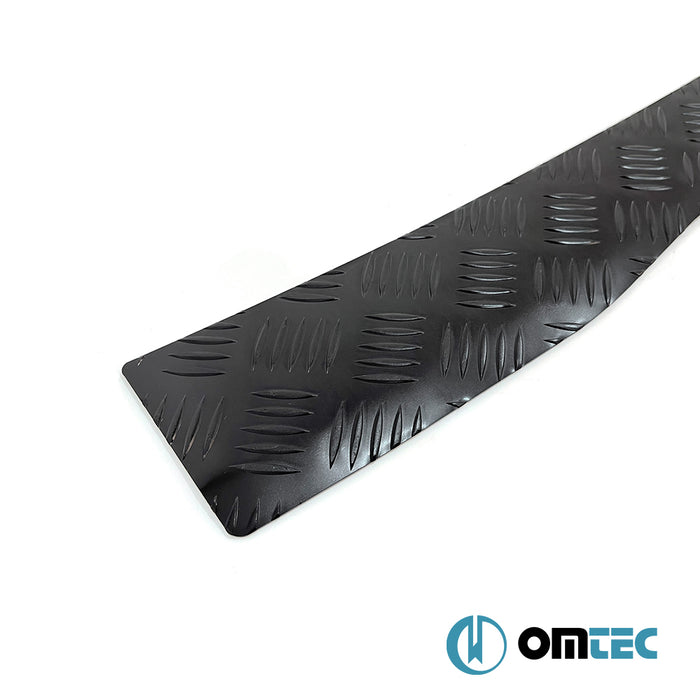 Arka Tampon Eşiği (Siyah Eloksallı) Alu. - Ford Tourneo Custom - VAN V710 - (2023 - )