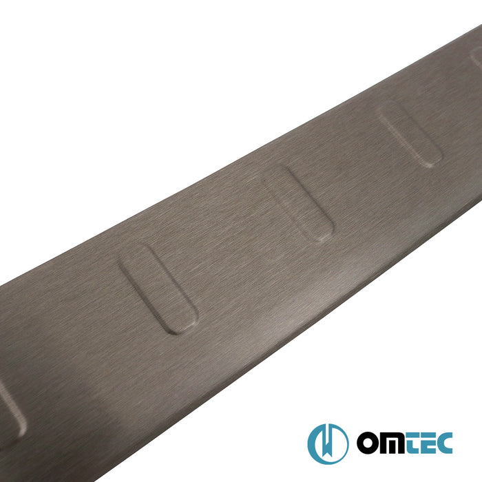 Arka Tampon Eşiği Paslanmaz Çelik (Siyah - Taşlı) - Ford Tourneo Custom - VAN V710 - (2023 - )