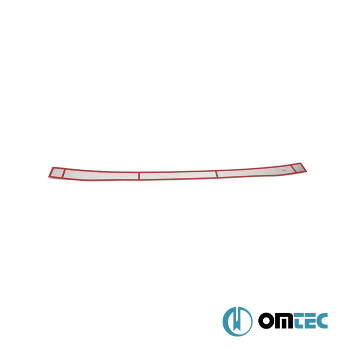 Karbon Folyolu Arka Tampon Eşiği Paslanmaz Çelik - Volkswagen T7 Transporter - VAN T7 - (2024 - )