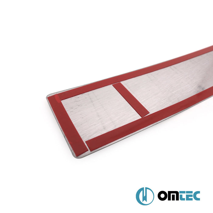 Karbon Folyolu Arka Tampon Eşiği Paslanmaz Çelik - Ford Tourneo Custom - VAN V710 - (2023 - )