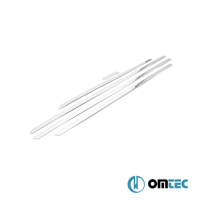 Yan Kapı Çıtası 5 Prç. Paslanmaz Çelik (Parlak) - Ford Tourneo Custom - VAN V710 - (2023 - )