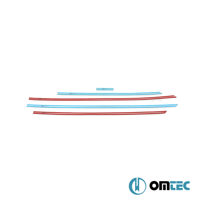 Yan Kapı Çıtası 5 Prç. Paslanmaz Çelik (Parlak) - Ford Tourneo Custom - VAN V710 - (2023 - )