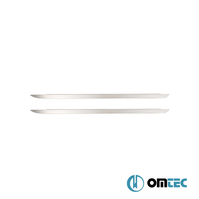 Cam Çıtası 2 Prç. Paslanmaz Çelik (Parlak) - Ford Tourneo Custom - VAN V710 - (2023 - )