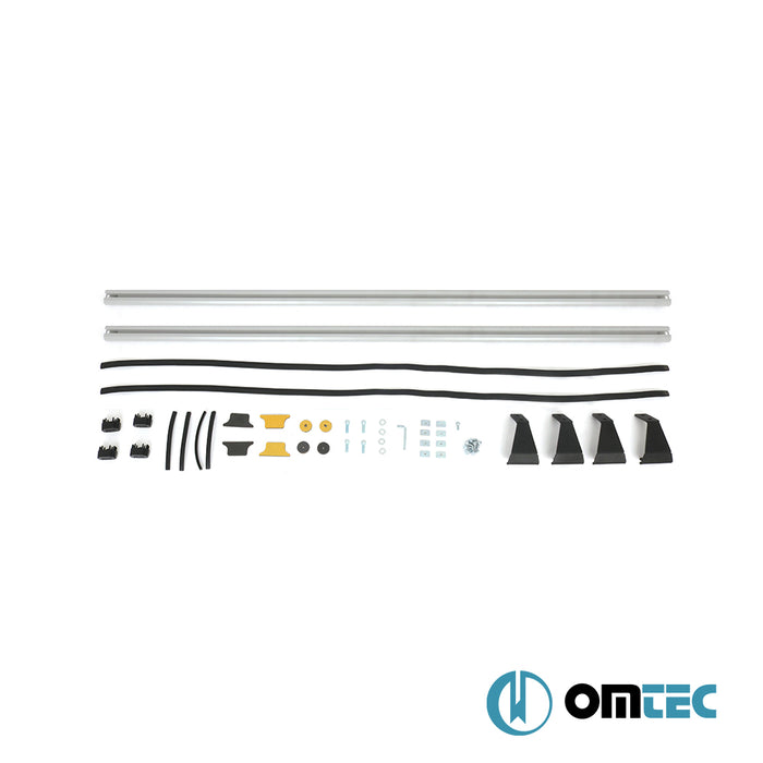 Heavy Duty Erbabar Ara Atkı 2 Prç. (Gri) Alu. - Ford Transit Custom - VAN V710 - (2023 - )