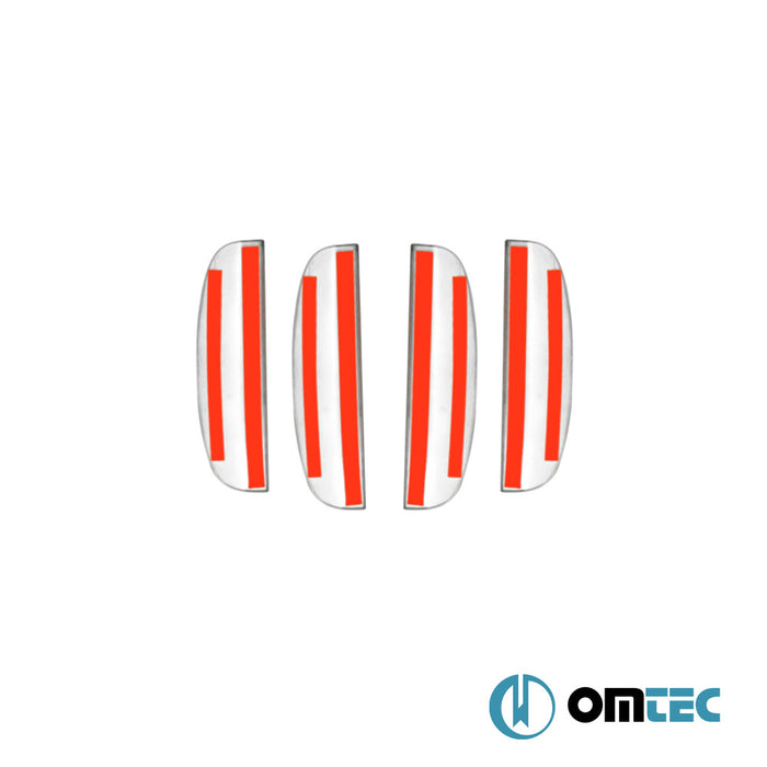 Kapı Kolu 4 Kapı 4 Prç. Paslanmaz Çelik (Parlak) - Hyundai Getz - HB 5D TB - (2002 - 2011)