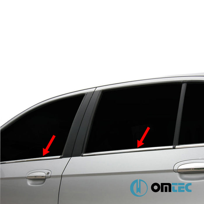 Cam Çıtası 6 Prç. Paslanmaz Çelik (Parlak) - Hyundai Getz - HB 5D TB - (2002 - 2011)