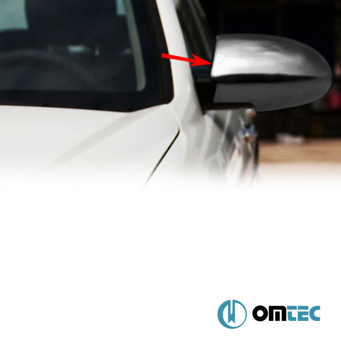 Ayna Kapağı 2 Prç. Abs Siyah Krom - Hyundai Accent/Era - SD MC -  (2005 - 2010)