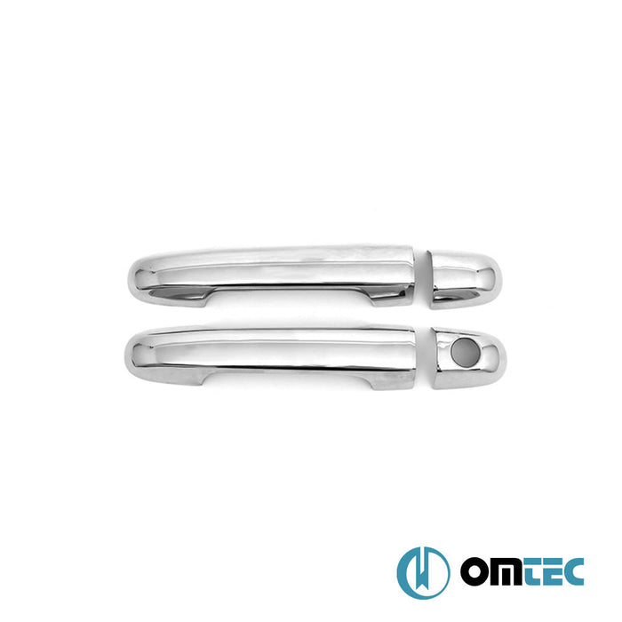 Kapı Kolu 2 Kapı 4 Prç. (H1) Paslanmaz Çelik (Parlak) - Hyundai İ20 - HB 5D PB - (2008 - 2014)