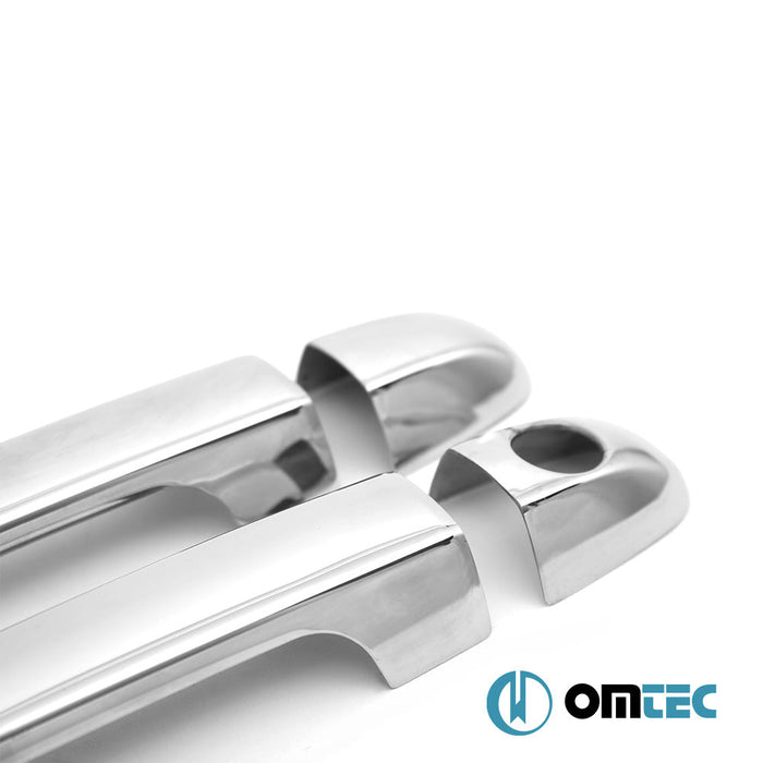 Kapı Kolu 2 Kapı 4 Prç. (H1) Paslanmaz Çelik (Parlak) - Hyundai İ20 - HB 5D PB - (2008 - 2014)