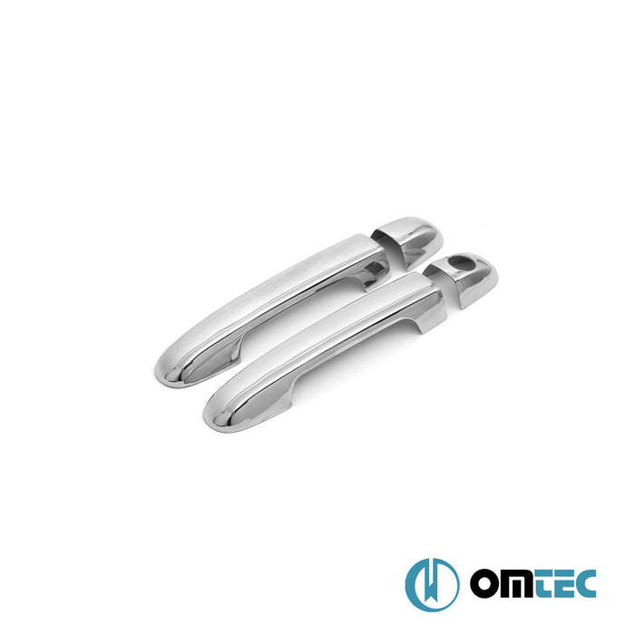 Kapı Kolu 2 Kapı 4 Prç. (H1) Paslanmaz Çelik (Parlak) - Hyundai İ20 - HB 5D PB - (2008 - 2014)