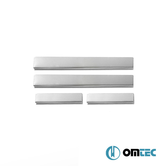 Line Kapı Eşiği 4 Prç. Paslanmaz Çelik (Parlak) - Hyundai İ10 - HB 5D PA FL - (2011 - 2013)