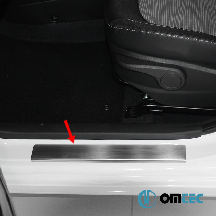 Line Kapı Eşiği 4 Prç. Paslanmaz Çelik (Parlak) - Hyundai İ10 - HB 5D PA FL - (2011 - 2013)