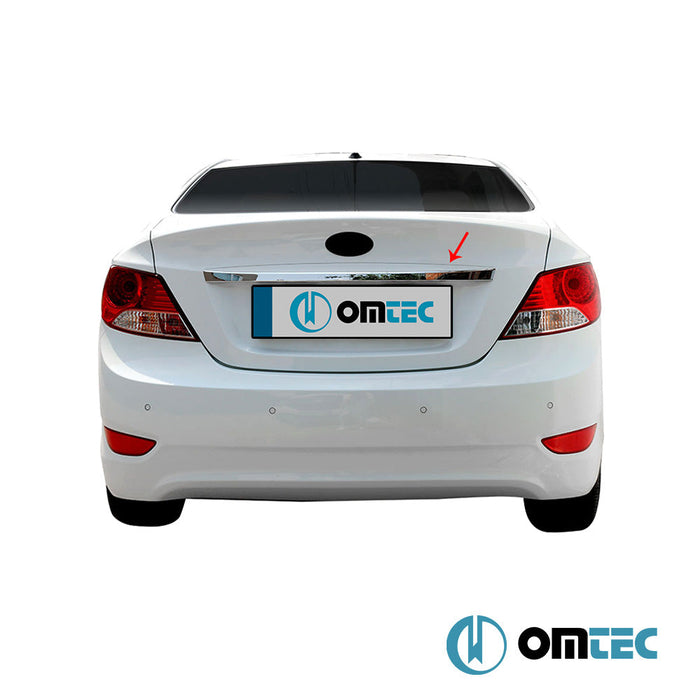 Bagaj Çıtası Paslanmaz Çelik (Parlak) - Hyundai Accent/Blue Solaris - SD RC - (2010 - 2017)