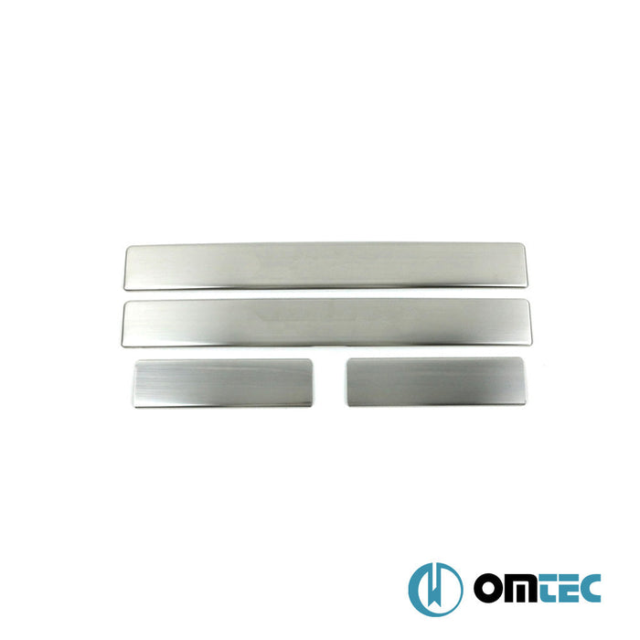 Line Kapı Eşiği 4 Prç. Paslanmaz Çelik (Parlak) - Hyundai Accent/Blue Solaris - SD RC - (2010 - 2017)