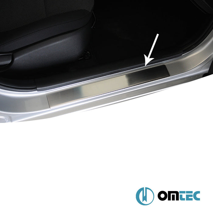 Line Kapı Eşiği 4 Prç. Paslanmaz Çelik (Parlak) - Hyundai Accent/Blue Solaris - SD RC - (2010 - 2017)