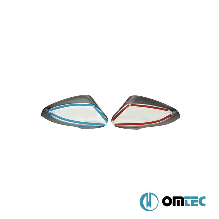 Ayna Kapağı 2 Prç. Paslanmaz Çelik (Parlak) (Sinyalli) - Hyundai İ30 - HB 3D GD - (2012 - 2016)