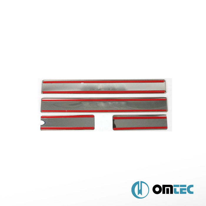 Line Kapı Eşiği 4 Prç.Paslanmaz Çelik (Parlak) - Hyundai İ30 - HB 5D GD - (2012 - 2016)