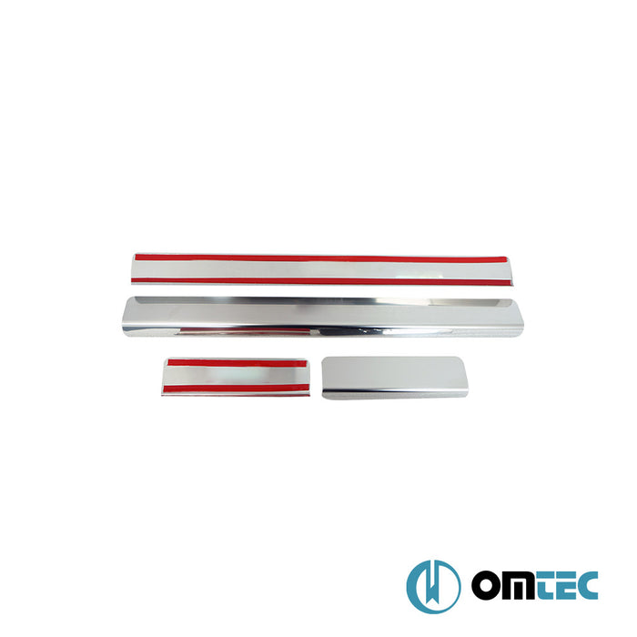 Kapı Eşiği 4 Prç.Paslanmaz Çelik - Hyundai İ20 - HB 5D PB FL - (2012 - 2014)