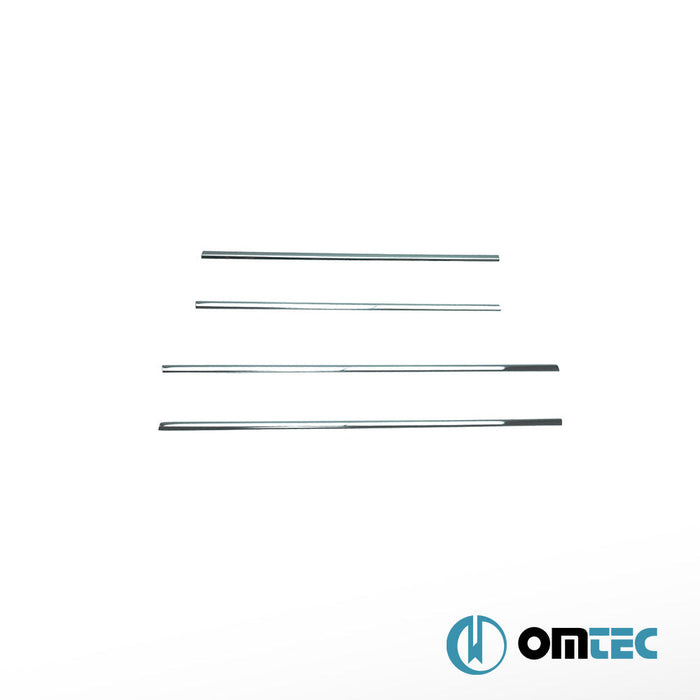 Cam Çıtası 4 Prç. Paslanmaz Çelik (Parlak) (G - Model) - Hyundai İ20 - HB 5D PB FL - (2012 - 2014)