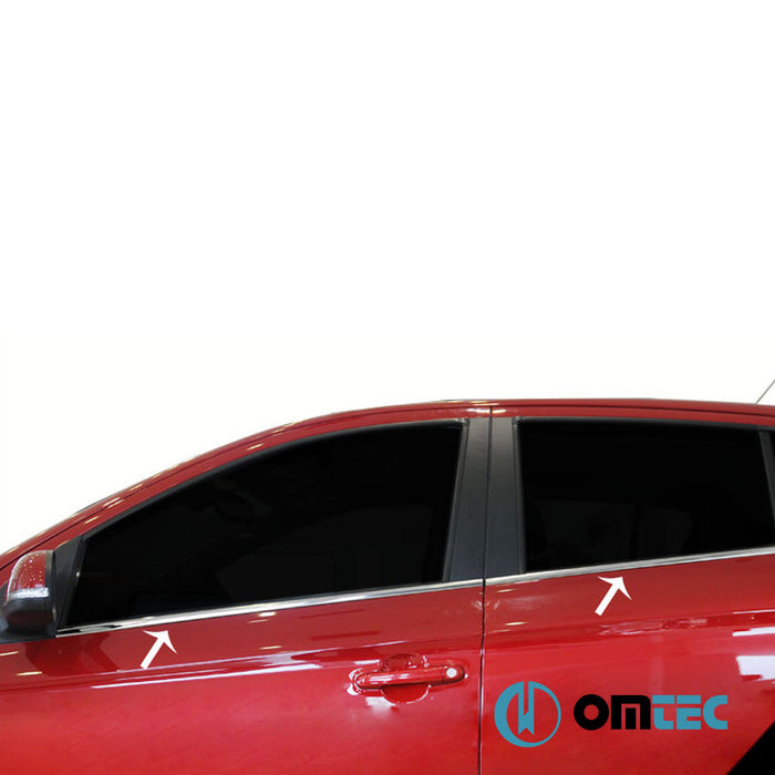 Cam Çıtası 4 Prç. Paslanmaz Çelik (Parlak) (G - Model) - Hyundai İ20 - HB 5D PB FL - (2012 - 2014)